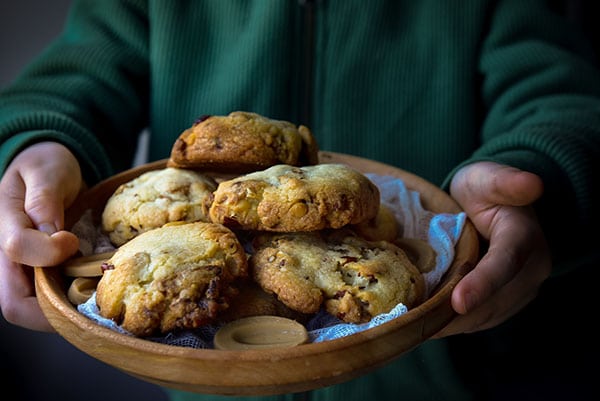 Cookies Noix de Macadamia & Chocolat Dulcey (Valrhona)